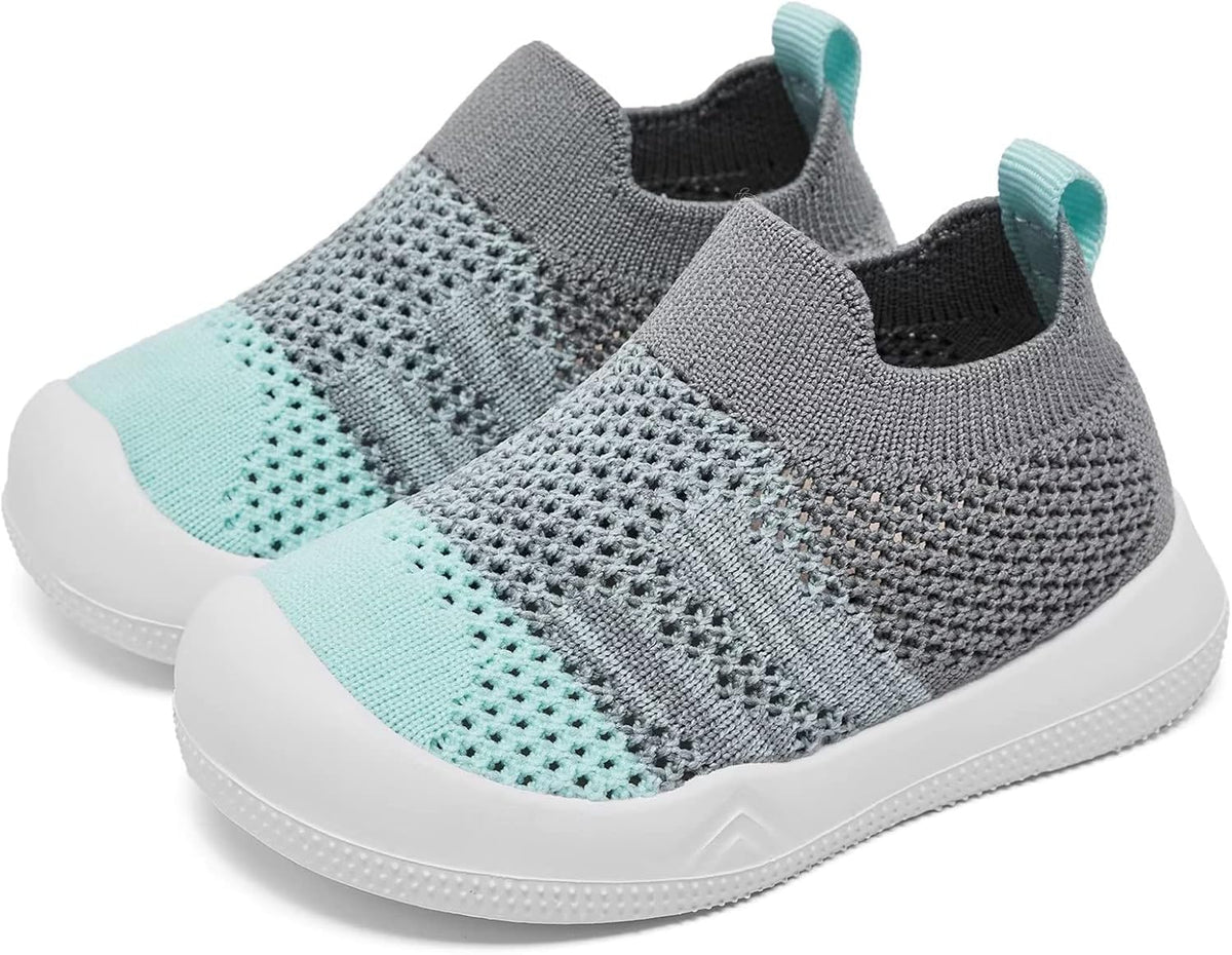 Eashi Baby Boy Girl Non-Skid Indoor Infant Walking Shoes Breathable Warm Elastic Sock Shoes with