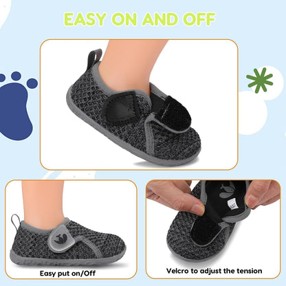 FEETCITY Baby Boys Girls First Walking Shoes Infant Sneakers Crib Shoes Breathable Lightweight Slip