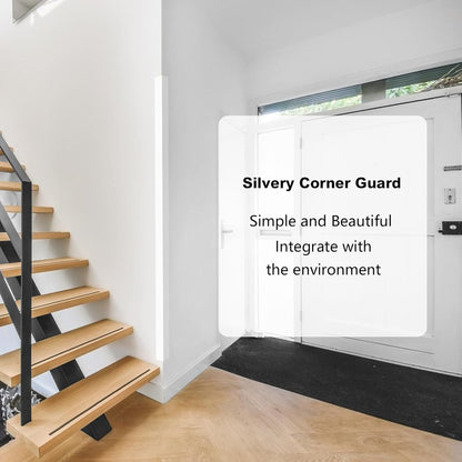 Aluminium Alloy Metal Corner Guards 10 Pcs Wall Corner Protector 1.2" x 1.2" x 48" Wall Corner