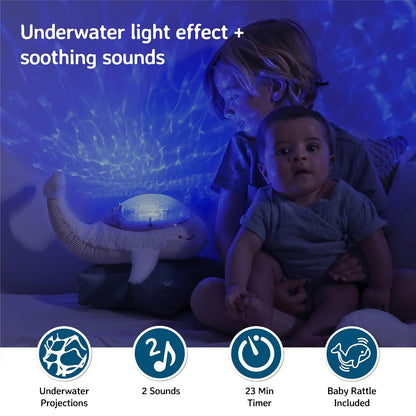 Cloud b Ocean Projector Nightlight with White Noise Soothing Sounds | Adjustable Settings and