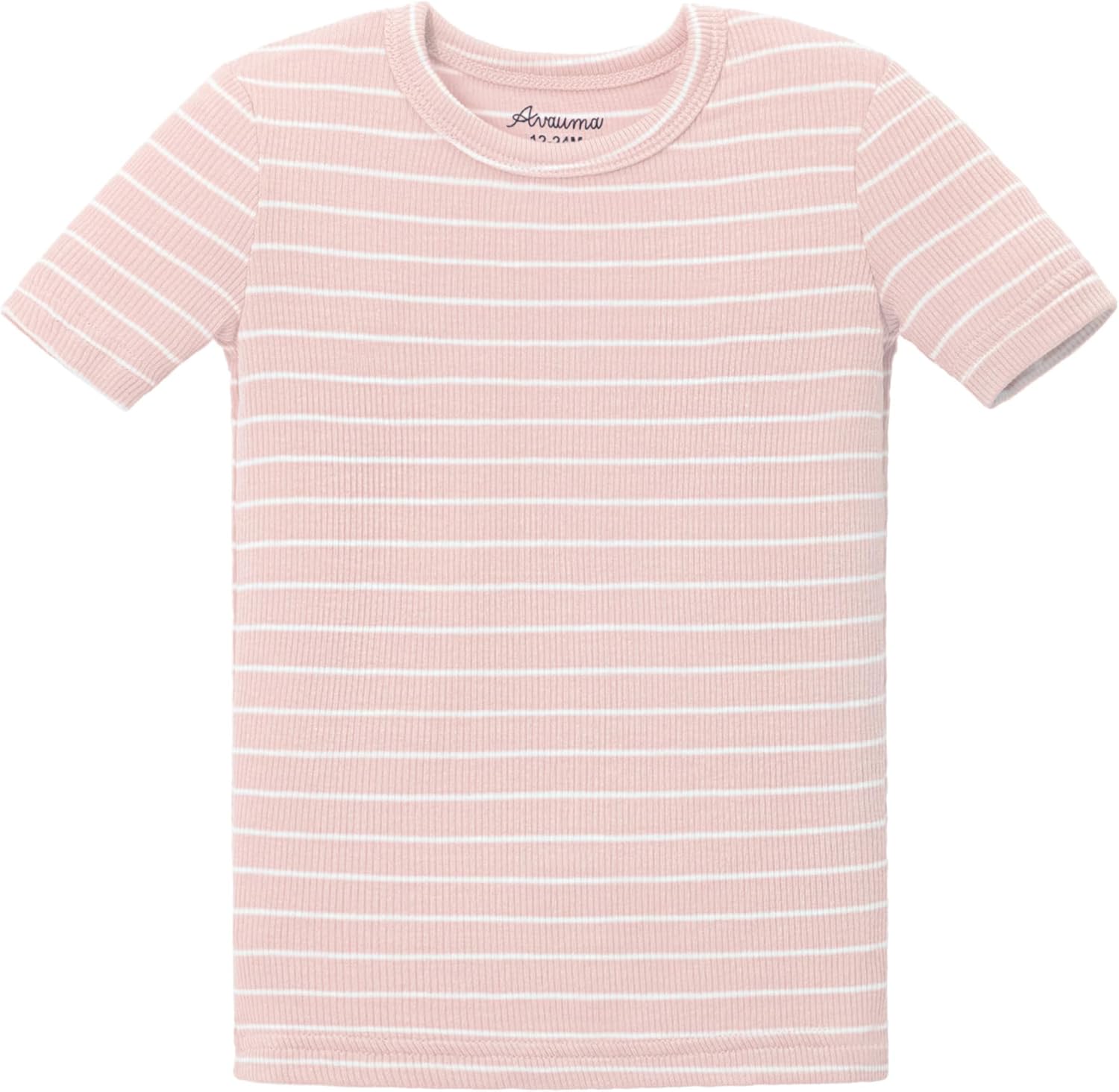 AVAUMA Stripe Pattern Baby Boys Girls Pajama Set Kids Toddler Snug fit Ribbed Sleepwear pjs for