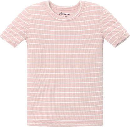 AVAUMA Stripe Pattern Baby Boys Girls Pajama Set Kids Toddler Snug fit Ribbed Sleepwear pjs for