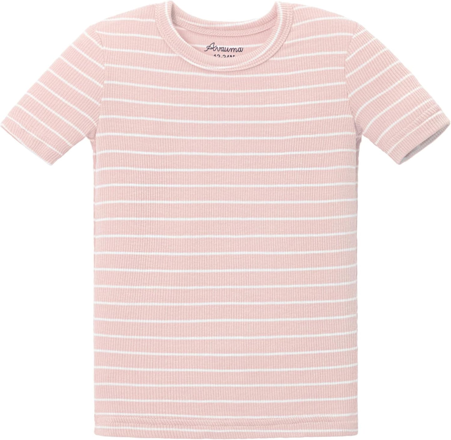 AVAUMA Stripe Pattern Baby Boys Girls Pajama Set Kids Toddler Snug fit Ribbed Sleepwear pjs for