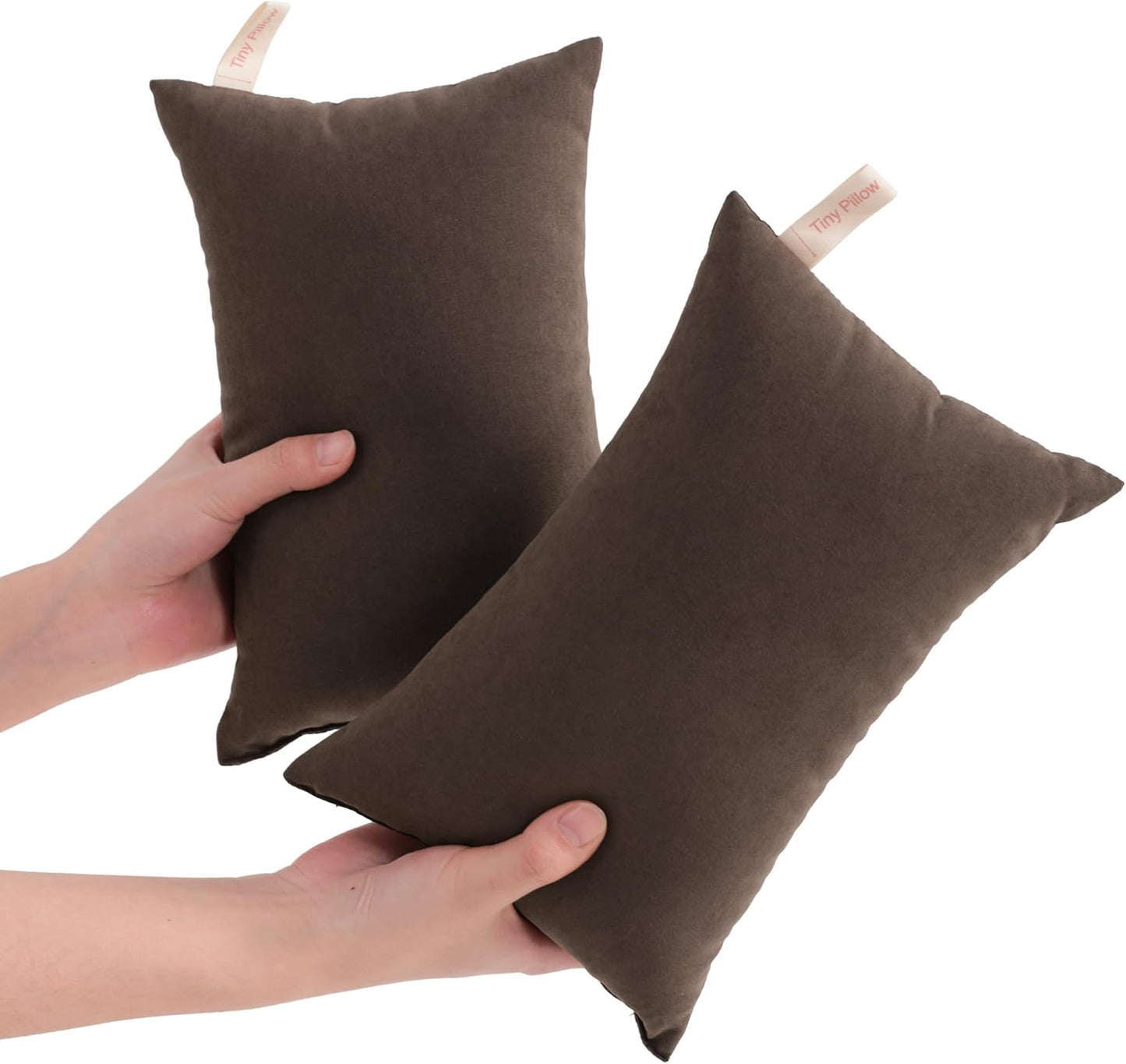 NTBAY Tiny Pillows, Down Alternative 7"x11" Microfiber Mini Pillows for Travel, Pets, Soft Machine