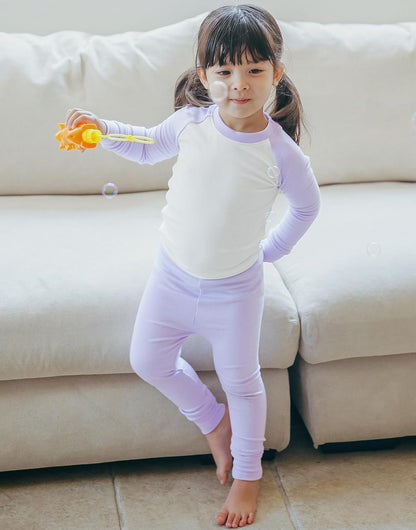 VAENAIT 6M-12Y Toddler Toddler Kids Toddler Girls Boys Soft Comfy Modal Tencel Solid Raglan