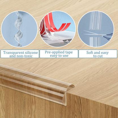 Edge Protector Baby Proofing Corner Protectors Clear Corner Guards Silicone Child Safety Edge