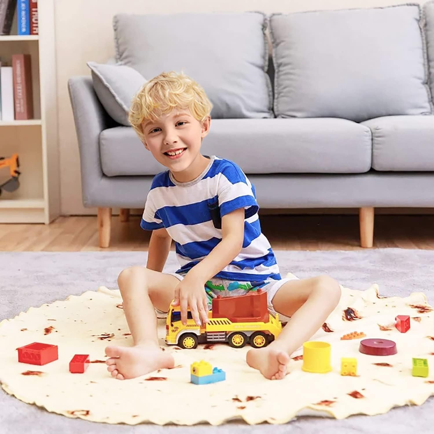 Burrito Tortilla Blanket White Elephant Gifts for Kids Stuff Useful Adults Teenagers Taco Throw