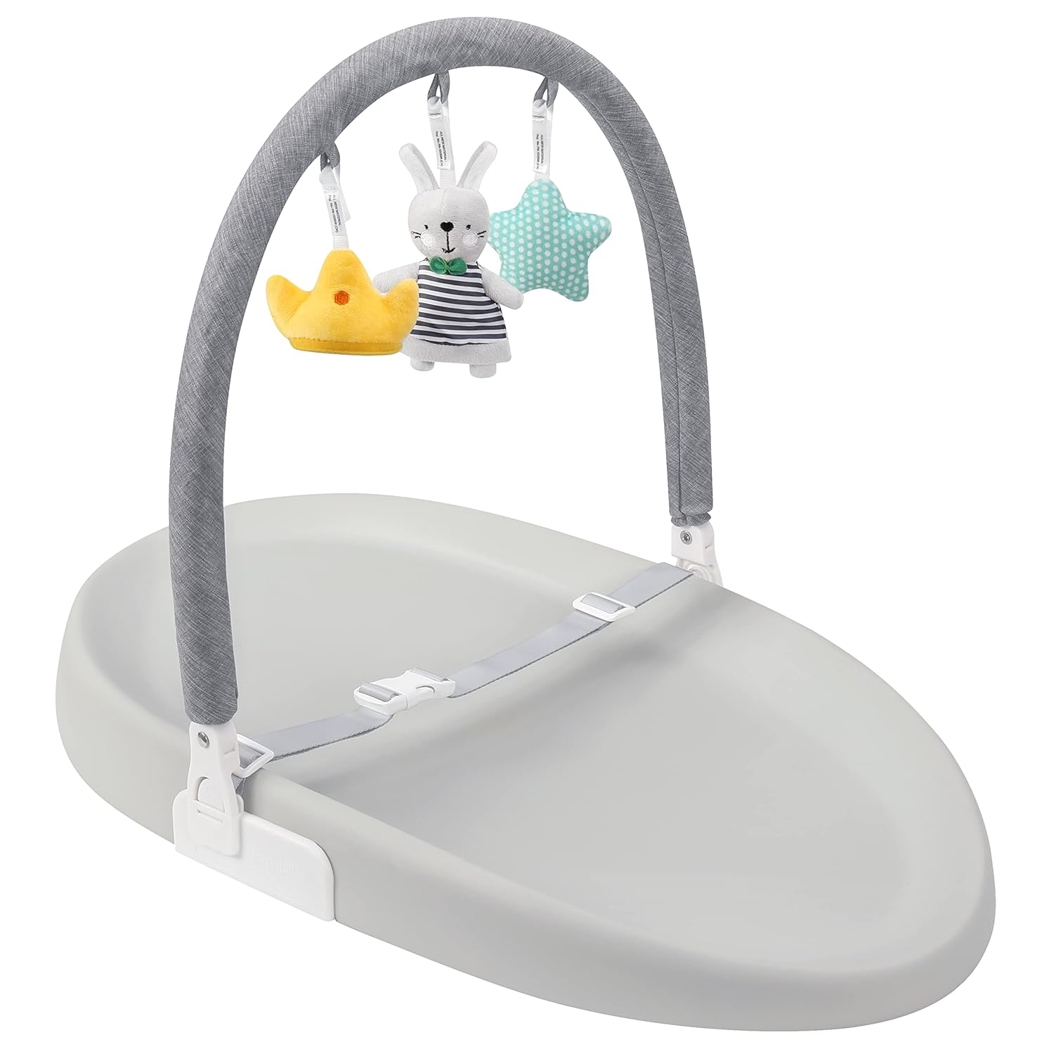 Papablic Baby Changing Pad, Waterproof & Non-Slip, Includes Washable Cover, Safety Strap for