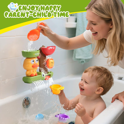 Toddler Bath Toys for Kids Ages 1-3 Waterfall Bathtub Toys for Toddlers 2-4