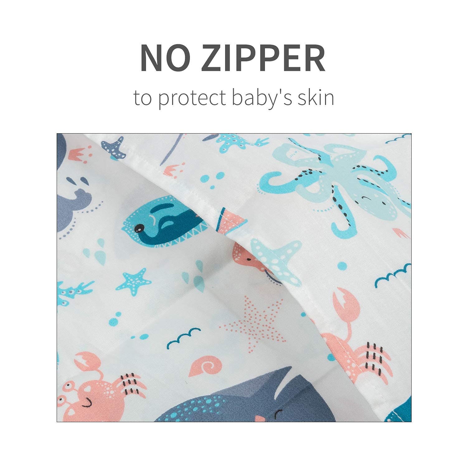 ALVABABY Toddler Pillowcases 2 Pack Organic Cotton Kids Pillow Cover Fit 13"x 18" or 12"x16"