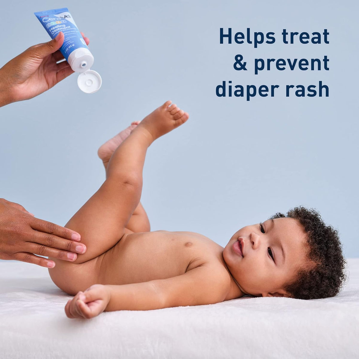 CeraVe Diaper Rash Cream, Baby Healing Ointment for Extra Dry, Cracked Skin, Diaper Cream with
