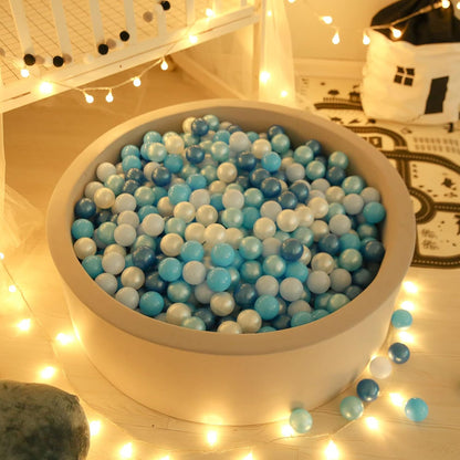 GOGOSO Ball Pits Balls for Toddlers Pack of 50 100 200 Plastics Shape Ball Non-Phthalate Non-BPA