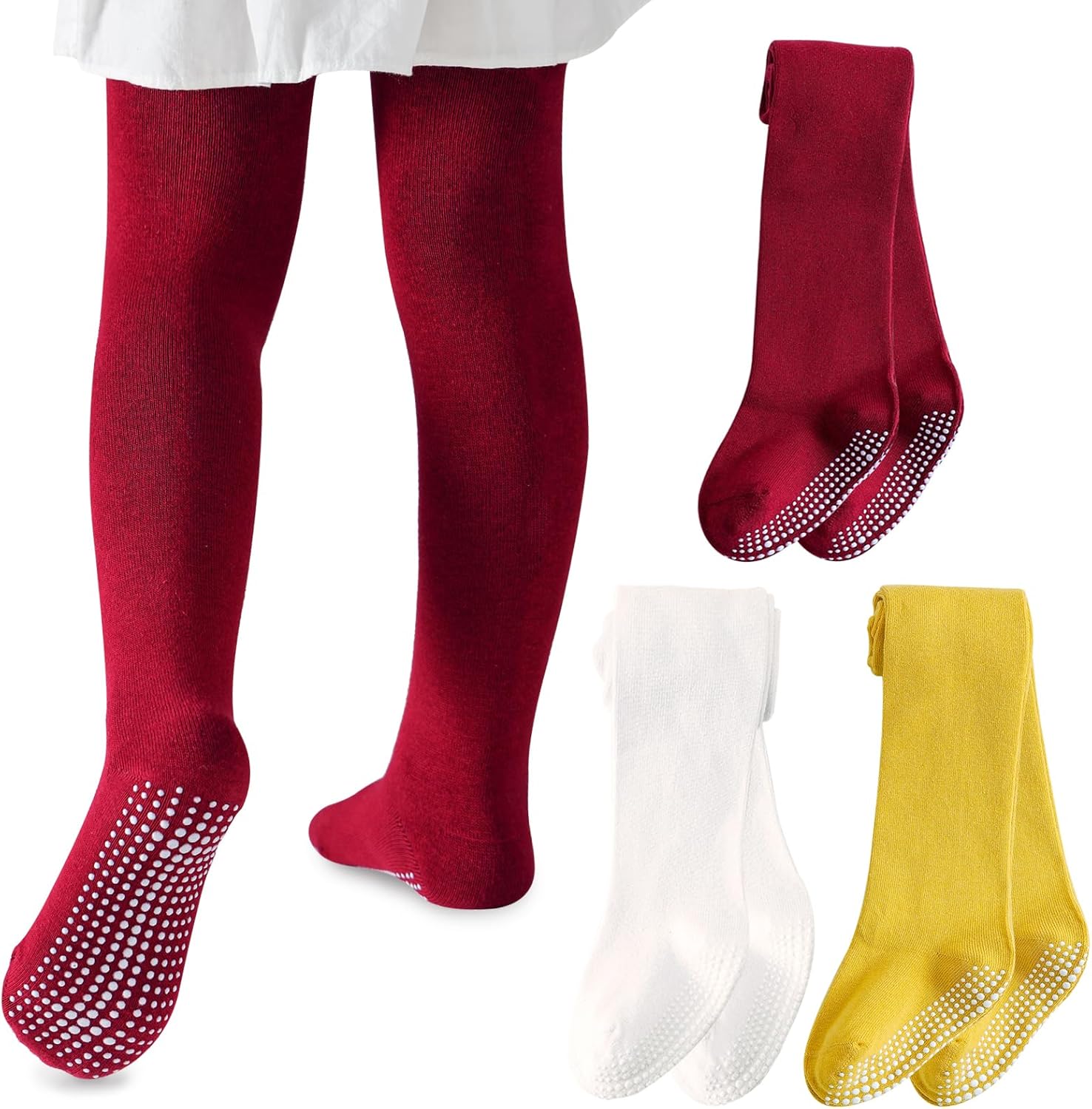 Mini angel Baby Tights Non Slip Baby Girl Tights Seamless Cotton Pantyhose Toddler Stockings Winter