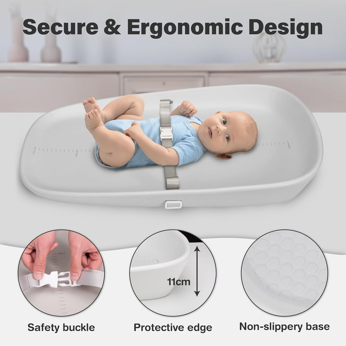 Baby Changing Pad, Soft, Lightweight and Portable, Waterproof and Easy to Clean, Large EVA Cushion