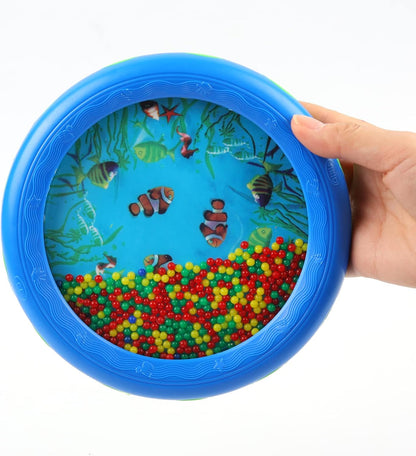 Musfunny Ocean Drum Wave Bead Drum Gentle Sea Sound Music Gift Musical Educational Sea Sound Drum