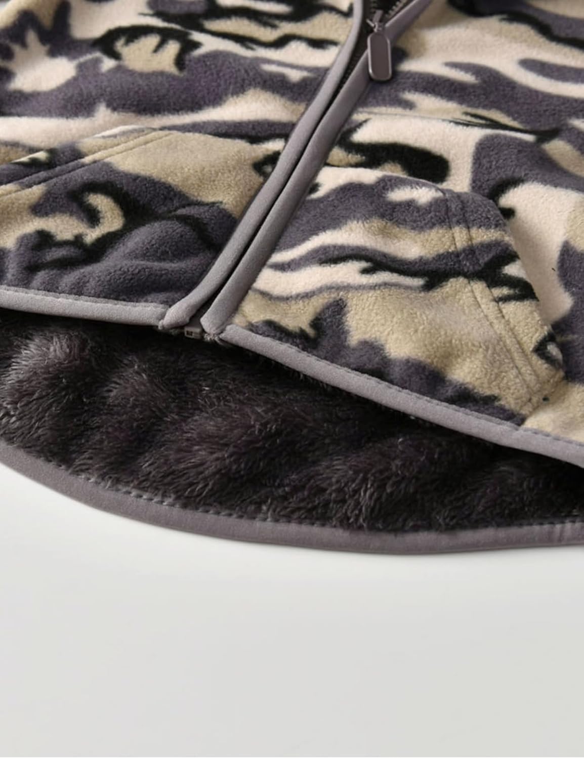 Toddler Printed Polar Fleece hooded Jacket Baby Boys Girls Kids Winter Warm Spring Autumn Outerwear