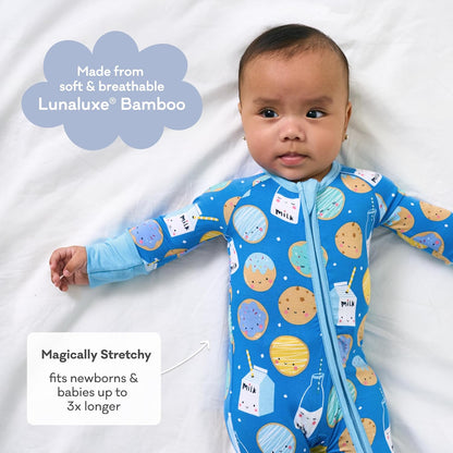 Little Sleepies Pajamas for Baby Boys & Girls, Viscose from Bamboo Baby Pajamas, Preemie & Newborn
