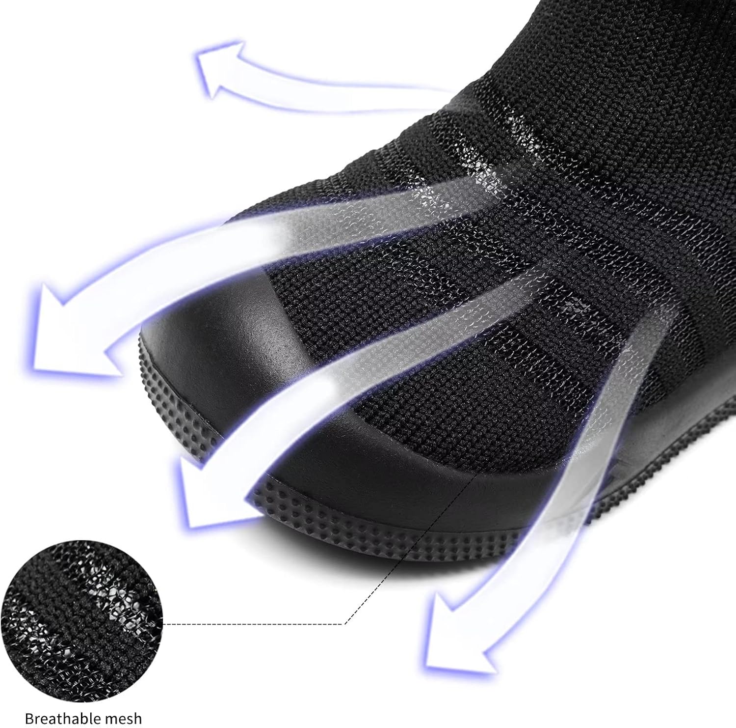 Eashi Baby Boy Girl Non-Skid Indoor Infant Walking Shoes Breathable Warm Elastic Sock Shoes with