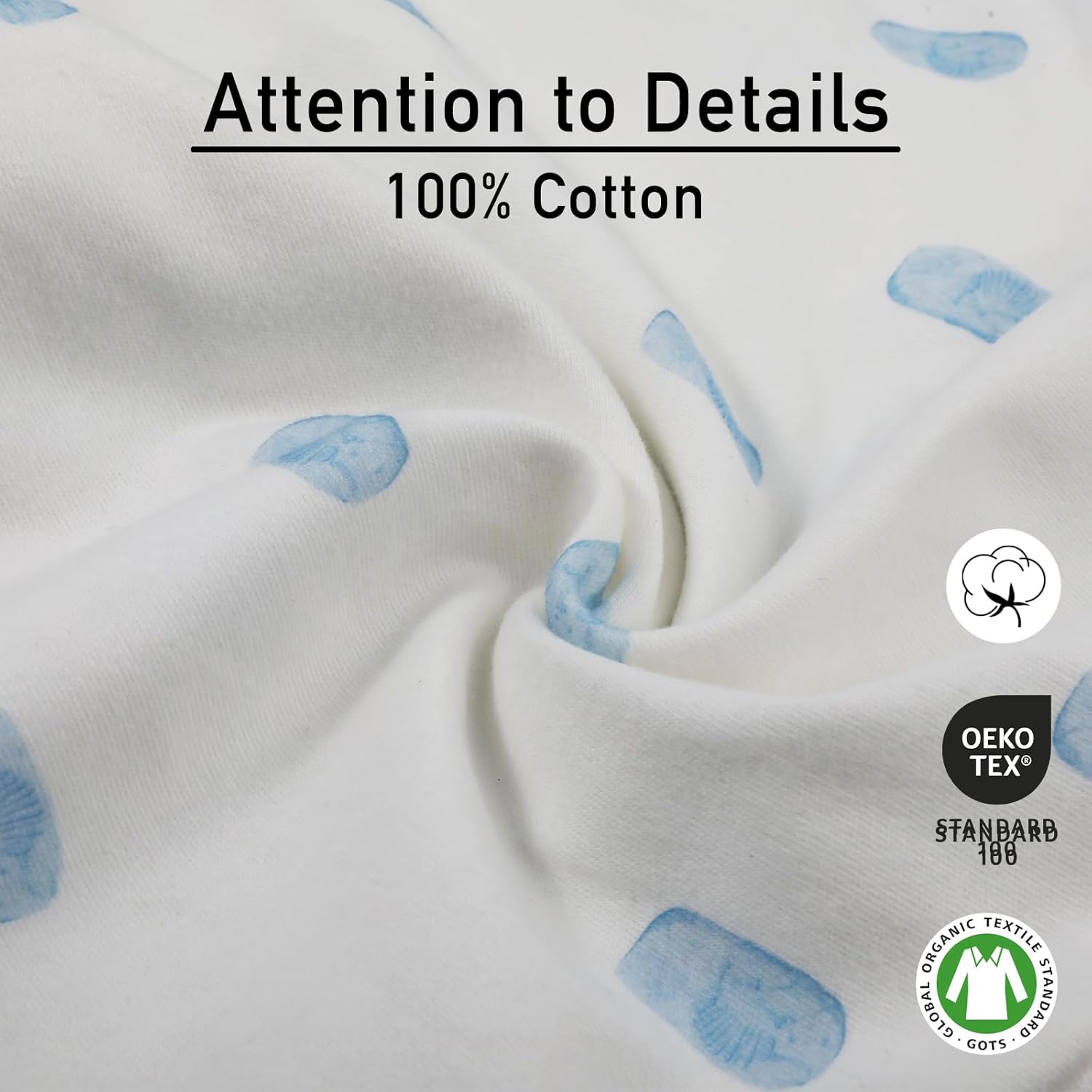 GLLQUEN BABY Swaddle 0-3 Months - 3 Pack Swaddles for Newborn, Adjustable Newborn Swaddling Wrap