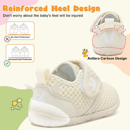 FEETCITY Baby Walking Shoes Barefoot Baby Shoes Infant Sneakers Newborn Crib Shoe Lightweight