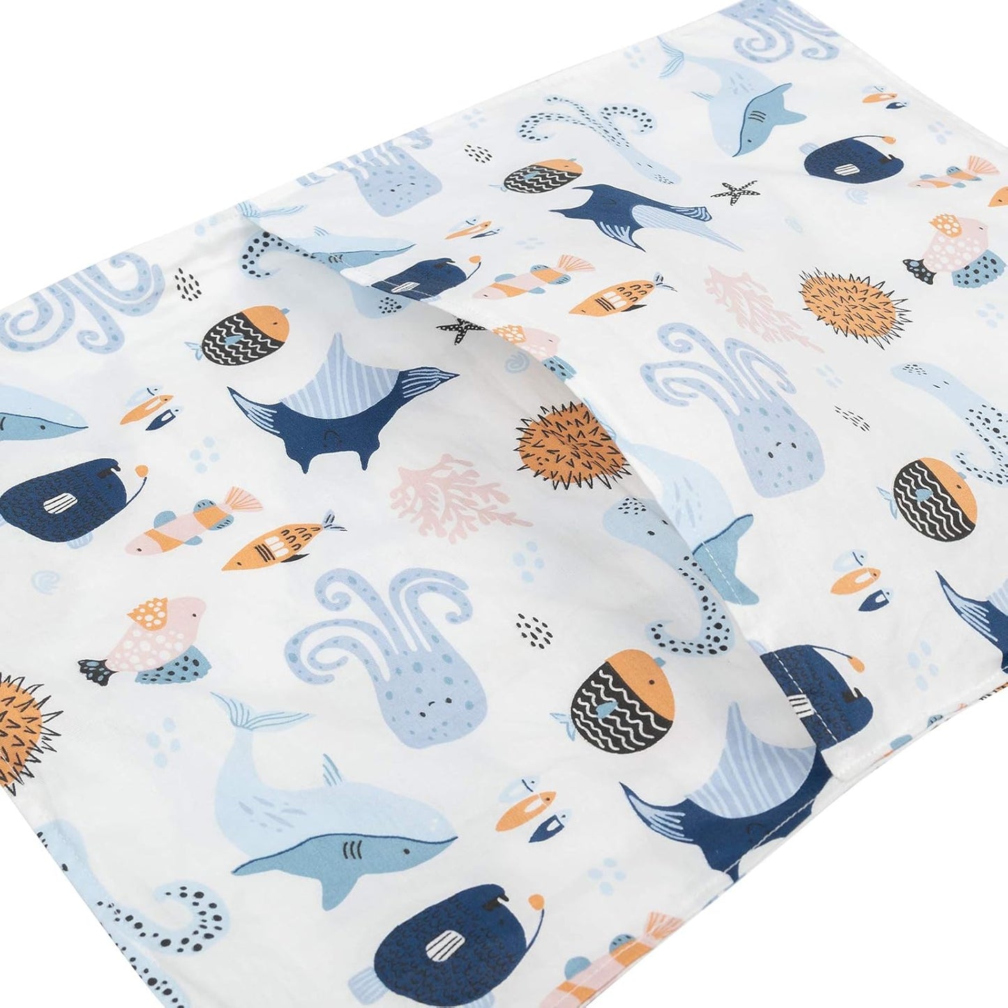 ALVABABY Toddler Pillowcases, Fits 14x20 in Kids Pillow, 2 Pack Organic Cotton Baby Pillow Cover