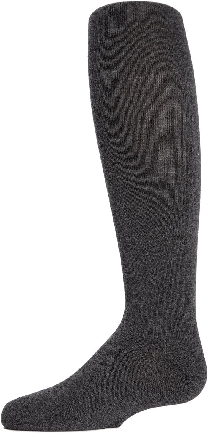 MeMoi Soft Pima Cotton Tights for Girls, Soft and Lightweight Opaque Tights for girls - Sizes 8 to