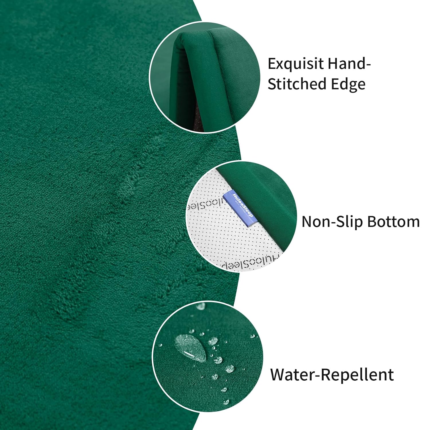 Baby Play Mat for Floor,1.3" Thick Memory foam Tummy Time Mat,Soft Coral Velvet Nursery Rug,Extra