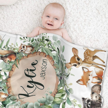 Custom Blanket for Boys Girls Personalized Baby Blanket with Name Customized Baby Gifts for