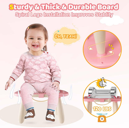 Kikidex Magnetic Drawing Board, Toddler Girl Toys for 1-2 Year Old, Doodle Board Pad Learning and