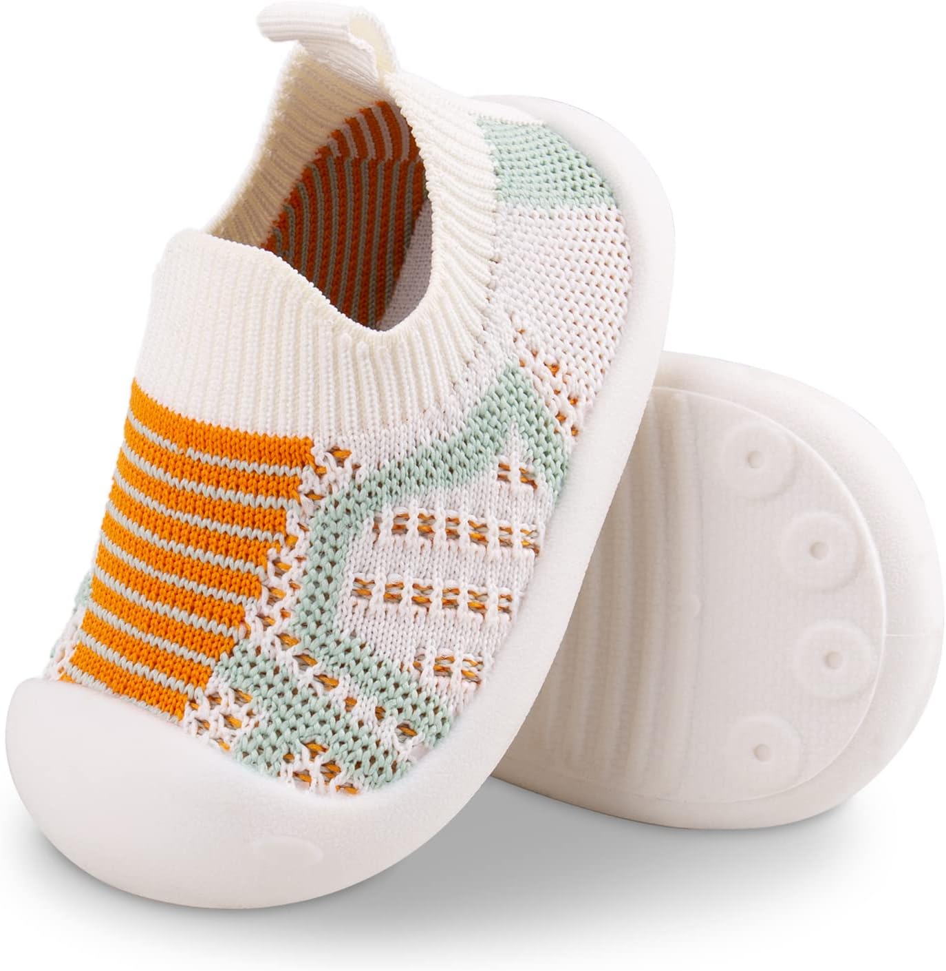 Charrost Toddler Baby Girl Boy First Walking Shoes Checkered Sneakers Sizes 3/4/5/6/7/8T. Soft