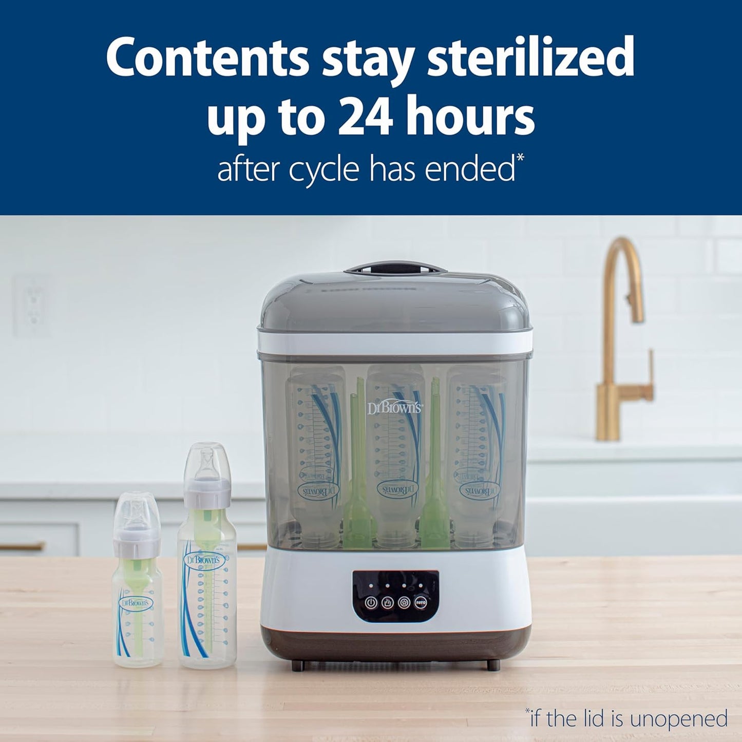 Dr. Brown's All-in-One Sterilizer and Dryer for Baby Bottles, Parts & Other Newborn Essentials