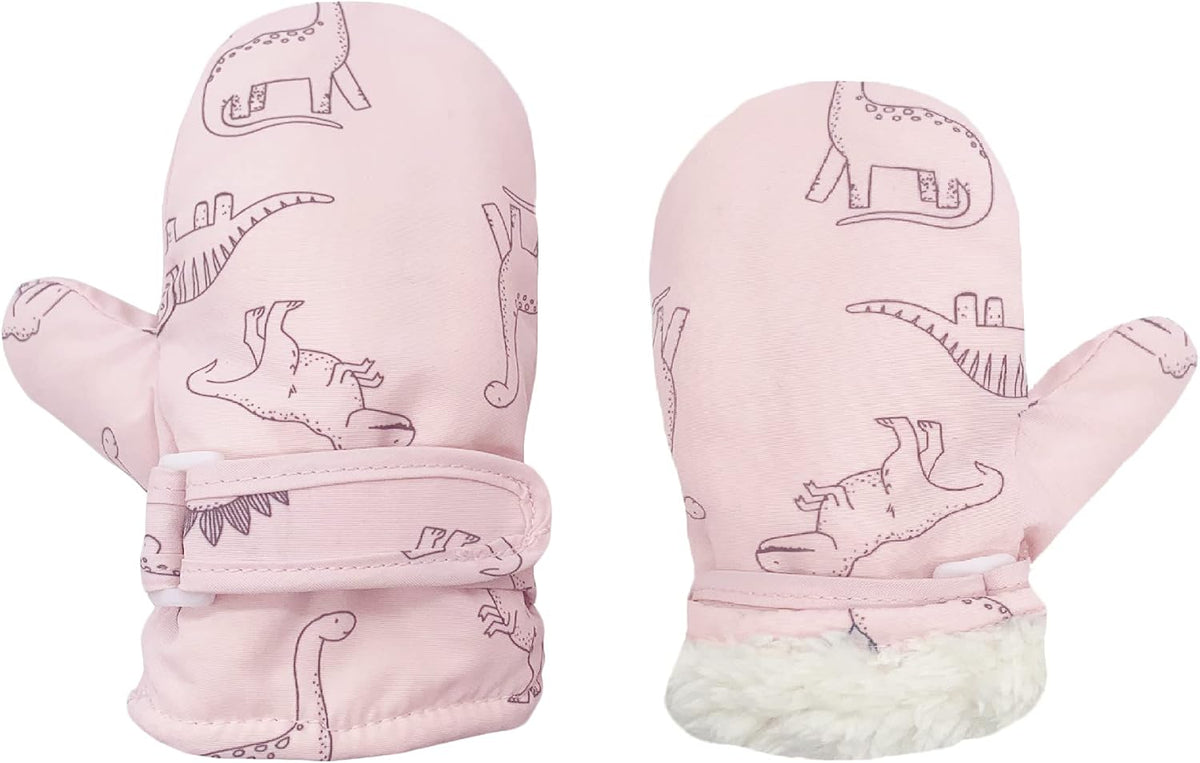 Toddler Gloves Kids Mittens Winter Warm Lined Fleece Gloves Waterproof Snow Baby Mitten for Boys