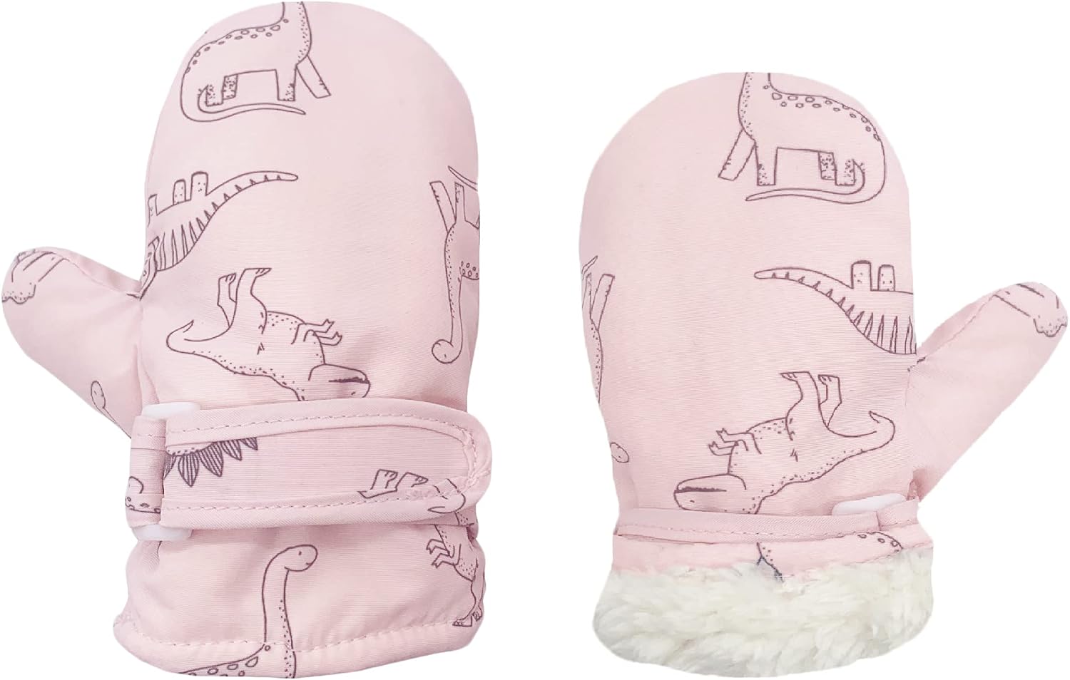 Toddler Gloves Kids Mittens Winter Warm Lined Fleece Gloves Waterproof Snow Baby Mitten for Boys