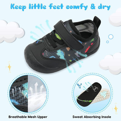 Scurtain Baby Shoes Boy Girl First Walking Shoe Infant Crib Breathable Sneakers Lightweight