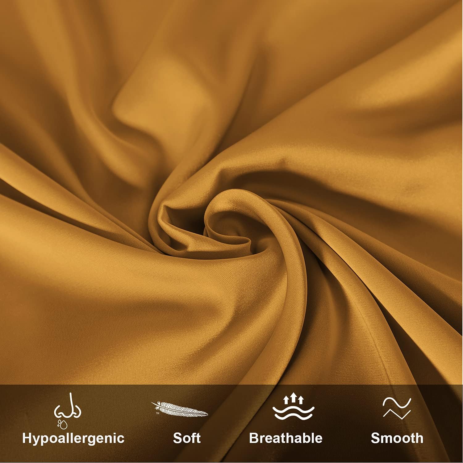 Mulberry Silk Pillowcase for Hair and Skin,Queen Size Cooling Silk Pillow Case with Hidden