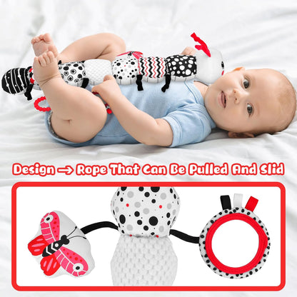 Baby Toys 0-12 Months - Musical Caterpillar Stuffed Animal Soft Plush Toys for Infant Girls Boys 3