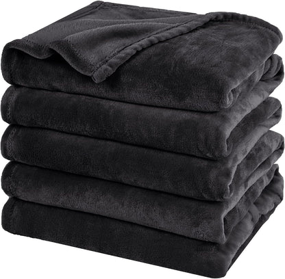 PHF Oversized King Fleece Blanket 120"x120", No Shed No Pilling Big Soft Blanket, Extra Large 10'x