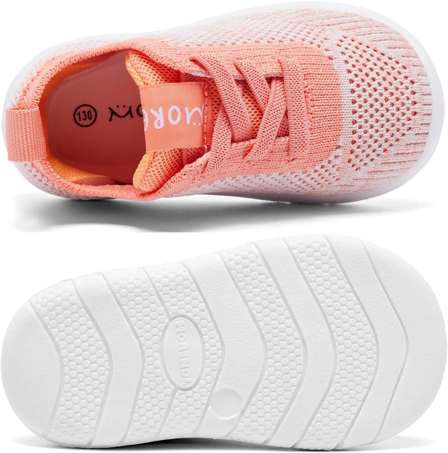 MORENDL Toddler Shoes Baby Walking Sock Shoes Infant Sneakers 0-4 Years Boy Girl Barefoot Tennis