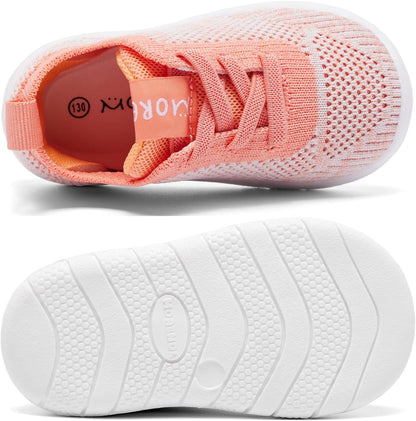 MORENDL Toddler Shoes Baby Walking Sock Shoes Infant Sneakers 0-4 Years Boy Girl Barefoot Tennis
