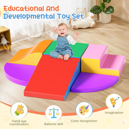 Lischwert Foam Climbing Blocks for Toddlers, Baby Climbing Blocks Soft Play Climbing for Toddlers