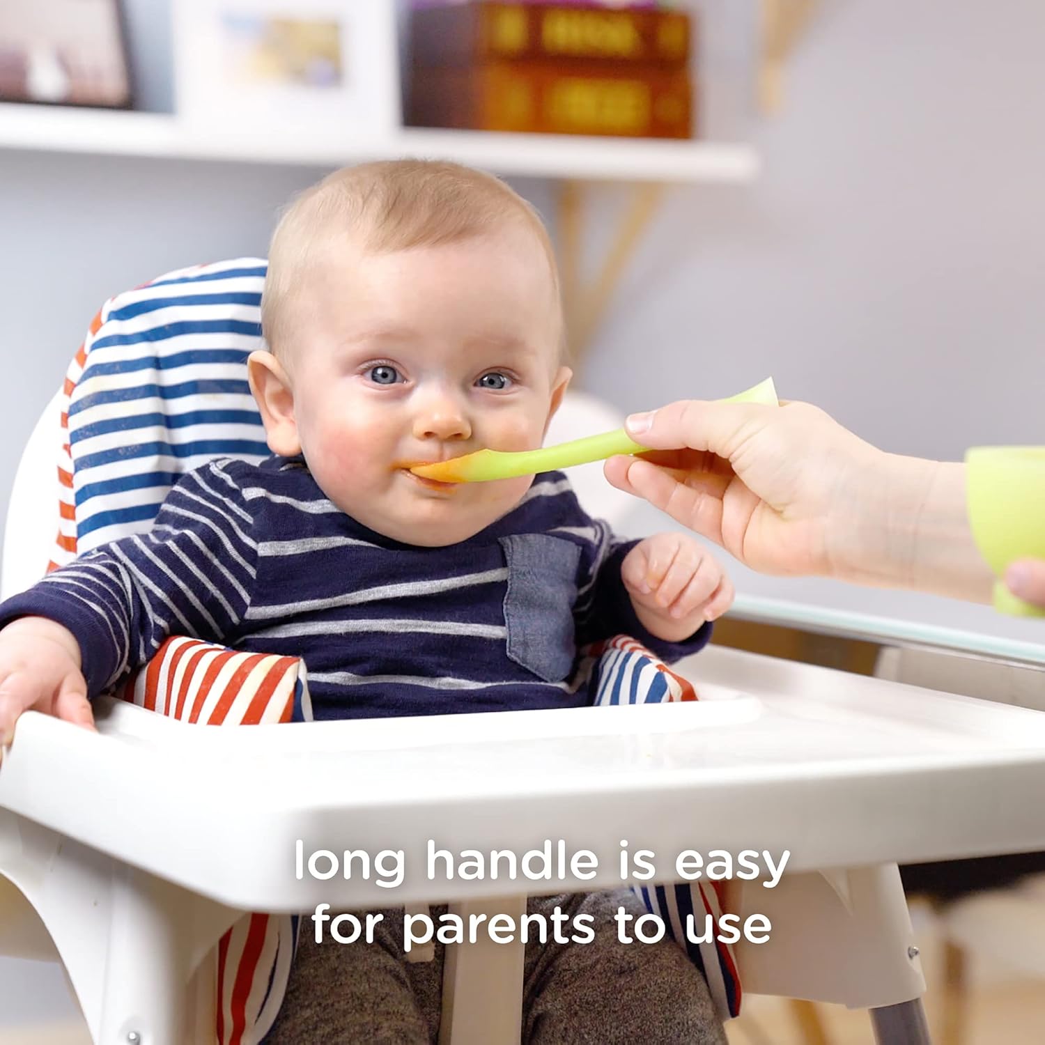 Olababy Baby and Children's Spoon (Training, Set of 2) - Flexible Learning Spoon for Complementary