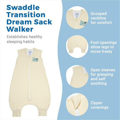 Magic Sleepsuit Baby Merlin's Cotton Baby Swaddle Transition Product - Soft and Cozy Design, Double