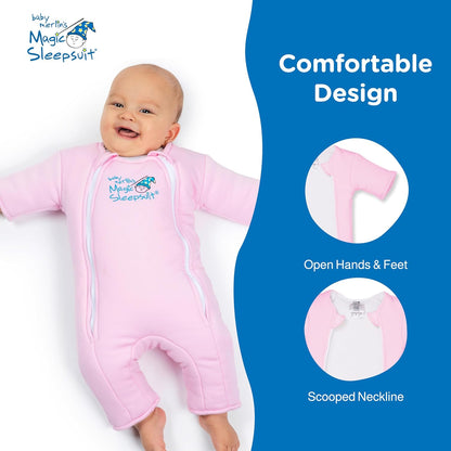 Magic Sleepsuit Baby Merlin's Cotton Baby Swaddle Transition Product - Soft and Breathable Design
