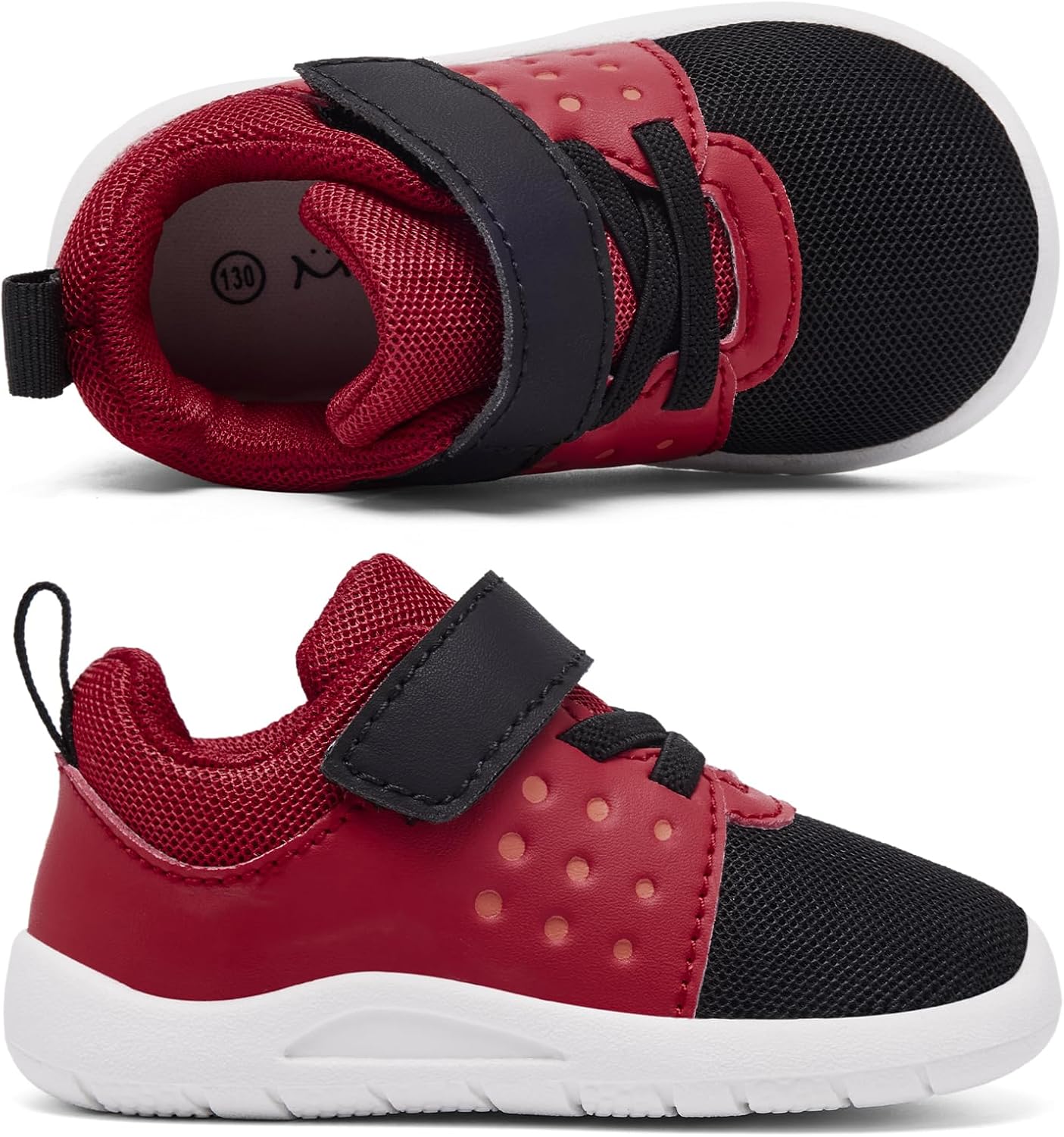 MORENDL Toddler Baby Shoes 0-4 Years Boy Girl Lightweight Breathable Non-Slip Sports Sneakers