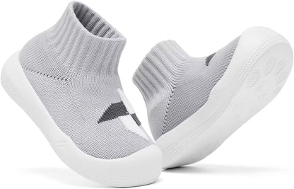 Eashi Baby Boy Girl Non-Skid Indoor Infant Walking Shoes Breathable Warm Elastic Sock Shoes with