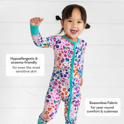 Little Sleepies Pajamas for Baby Boys & Girls, Viscose from Bamboo Baby Pajamas, Preemie & Newborn