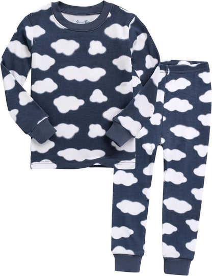 VAENAIT BABY 6M-12Y Kids Unisex Girls & Boys Soft Comfy Modal Tencel Sleepwear Pajamas 2pcs or 4pcs
