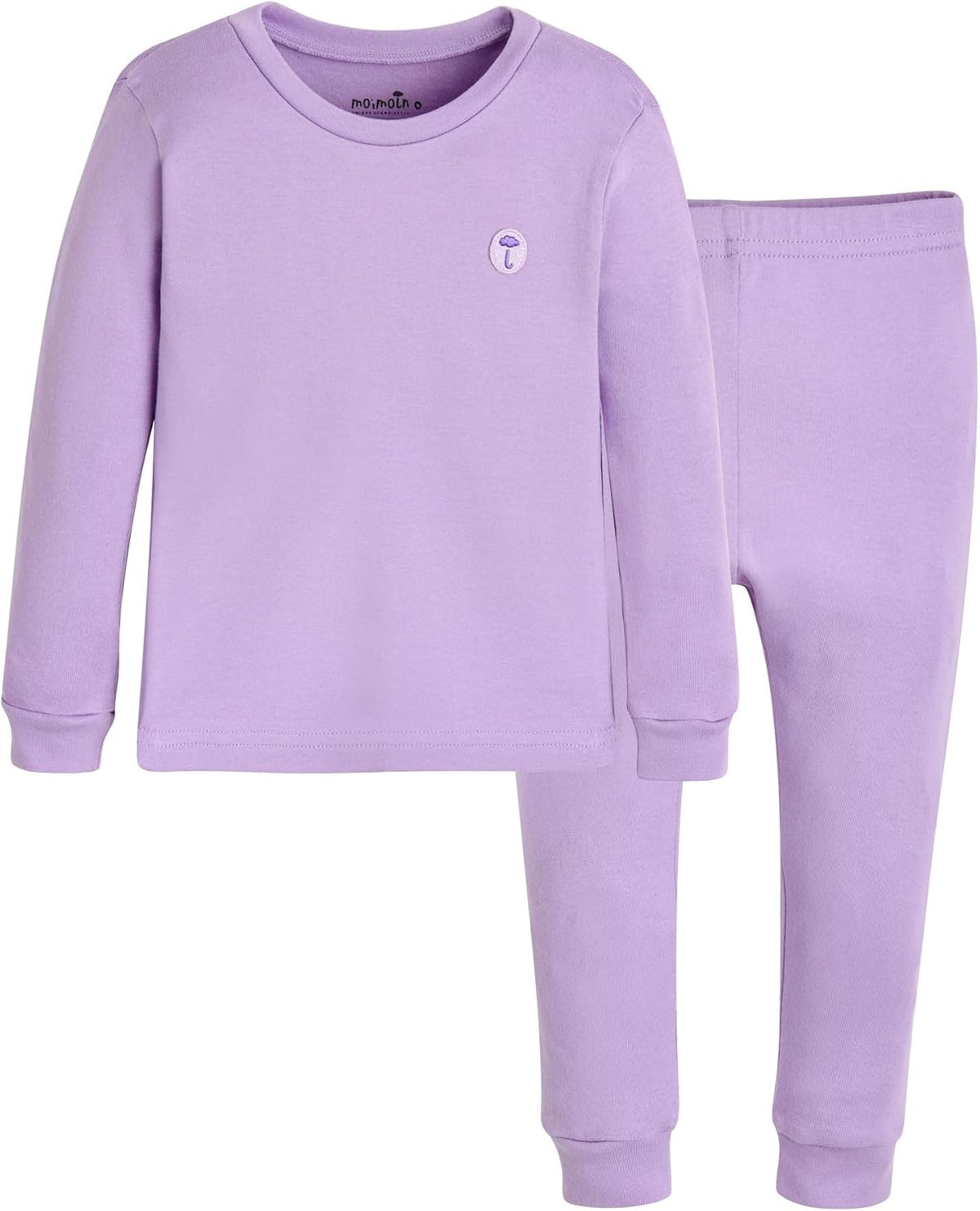 moimoln 6M-8Y Modal Cotton Solid Soft Breathable Baby Toddler Boys Girls Snug fit Pjs Long Sleeve