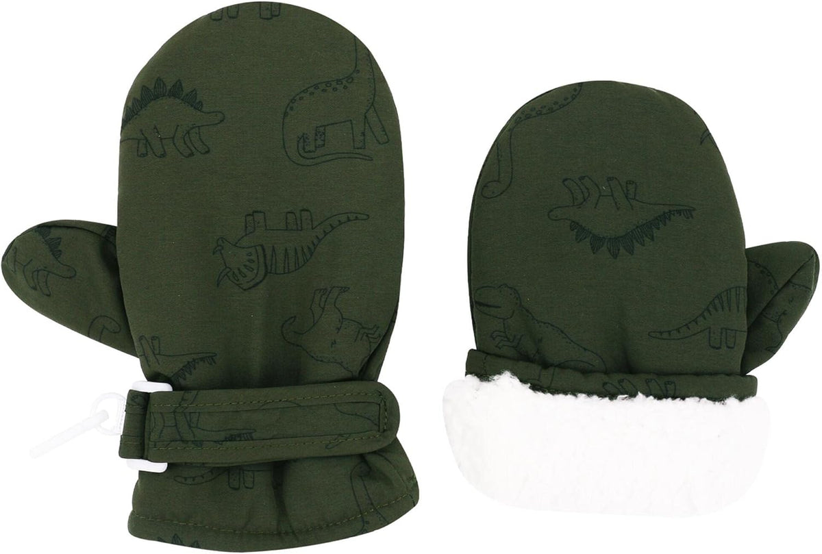 Toddler Gloves Kids Mittens Winter Warm Lined Fleece Gloves Waterproof Snow Baby Mitten for Boys