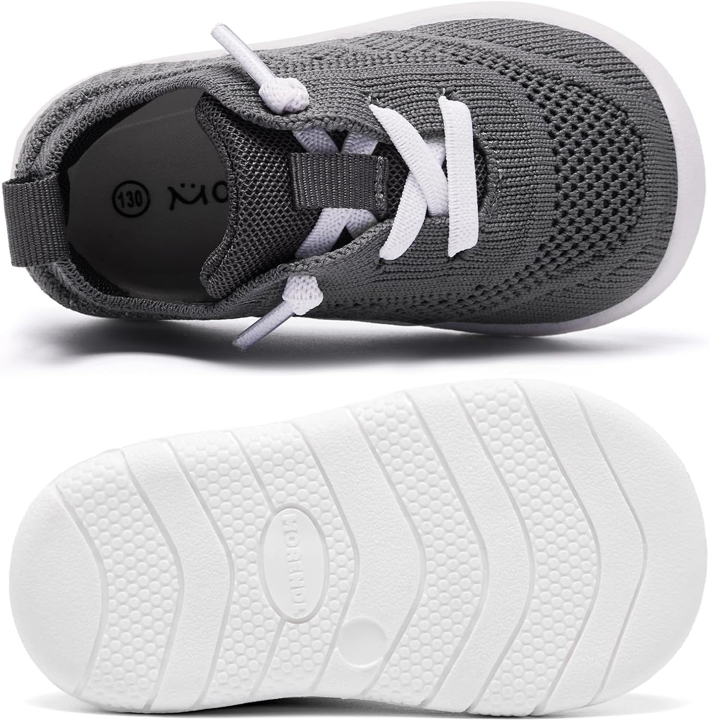 MORENDL Toddler Shoes Baby Walking Sock Shoes Infant Sneakers 0-4 Years Boy Girl Barefoot Tennis